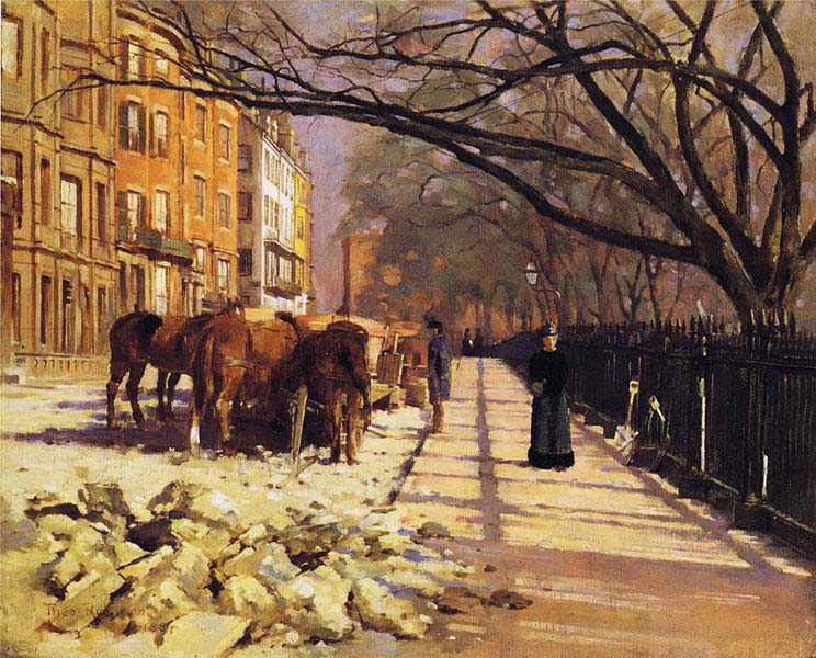 Theodore Robinson Beacon Street, Boston